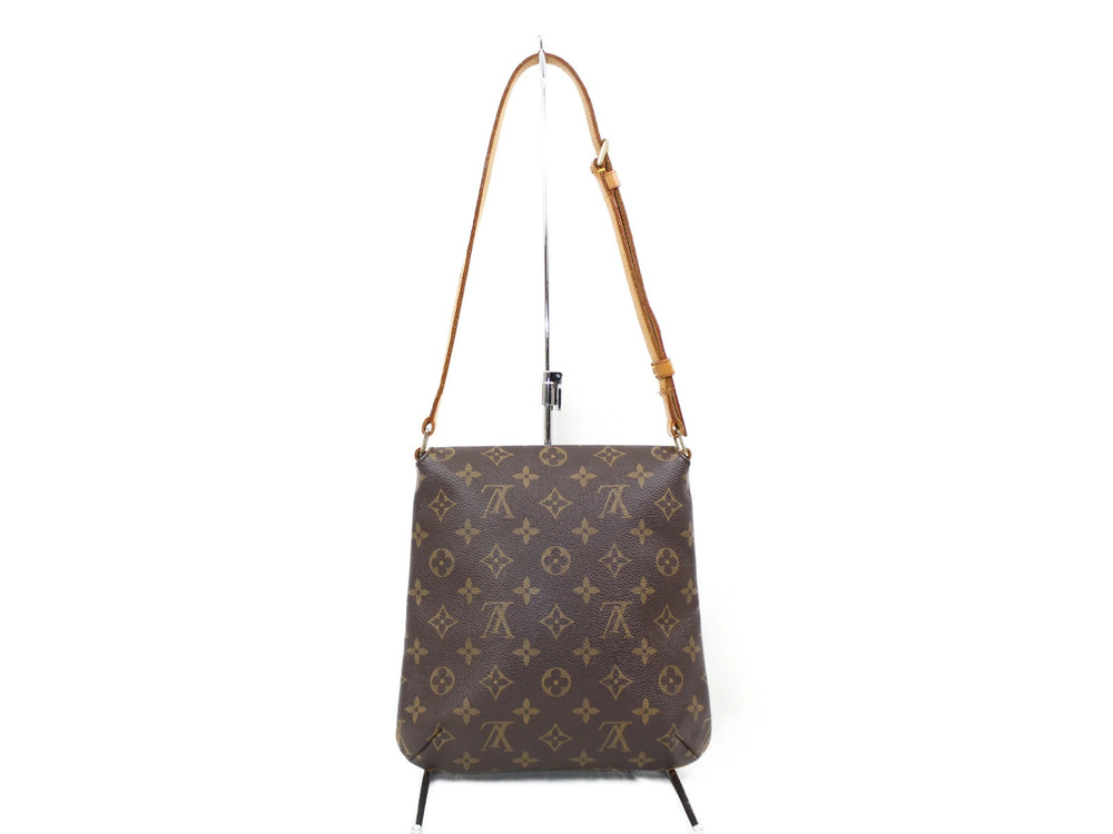 Louis Vuitton Salsa Shoulder Brown Monogram Canvas Bag Musette Brown
